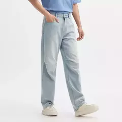 Semir-pantalones vaqueros de Estilo Vintage para hombre, pantalón de paracaidista de pierna recta, holgado, a la moda, novedad de verano, 2024 - buy online