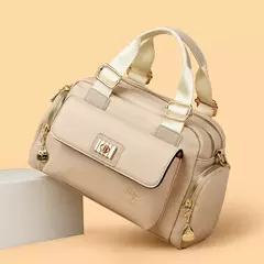 Bandolera de cuero de PU de alta calidad para mujer, bolso cruzado de mano, bandolera para mujer, bolso multibolsillo para desplazamientos diarios