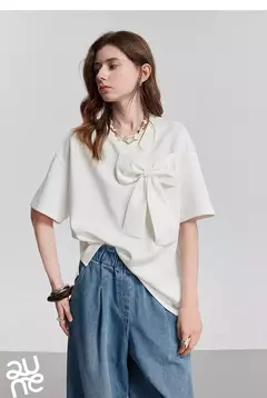 TOYOUTH Camiseta de manga corta para mujer, camisetas nuevas de primavera 2025 8521012