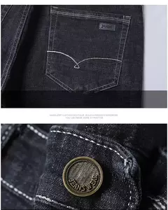 Nueva ropa de trabajo clásica para hombre, pantalones vaqueros de negocios de alta calidad, pantalones vaqueros elásticos rectos informales a la moda, ropa de marca masculina - online store