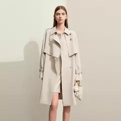 Gabardina Minimalista – Diseño Clásico - comprar en línea