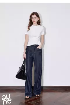 TOYOUTH-Camiseta de manga corta para mujer, Tops blancos cortos versátiles, Lyocell, cuello redondo, corte ajustado, primavera 2025