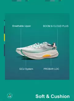 Li-ning hombres YUEYING 4 PRO zapatillas para correr con cojín CLOUD PLUS soporte estable zapatos deportivos antideslizantes zapatillas transpirables ARHU013 en internet