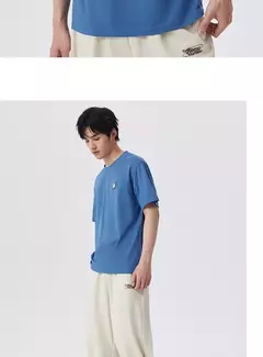 Semir-Camiseta de manga corta para hombre, cómoda Camiseta de algodón, ropa básica informal, pijamas para el hogar, Primavera - Eleganzie