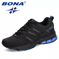 Imagen de BONA-Zapatillas deportivas transpirables para hombre, calzado Popular para correr al aire libre, cómodo, nuevo diseño, envío gratis