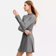 AMII minimalismo Casual faldas cortas mujeres alta Rase 2024 otoño nueva moda viajero señora chaqueta recta falda acampanada 12343035 en internet