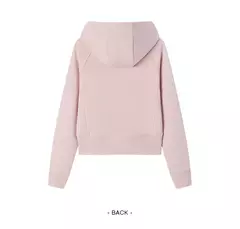 Imagen de Semir abrigo mujer manga corta raglán Petite moda 2024 nueva chaqueta con capucha ajustada de lana de invierno Casual