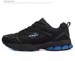 BONA, nuevos zapatos clásicos de estilo para correr para hombre, zapatos deportivos con cordones para hombre, zapatillas deportivas de cuero para correr al aire libre, cómodas on internet