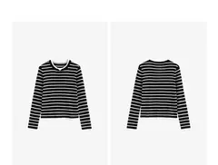 Imagen de TOYOUTH-suéter de punto de lana para mujer, Jersey falso de dos piezas de Color contrastante, ajustado, otoño e invierno, 2024