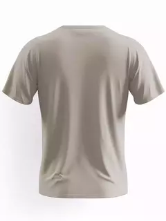 Camiseta holgada informal de algodón 100% para hombre, camiseta de manga corta con cuello redondo y estampado de montañas y árboles de talla grande, deportiva, de verano - buy online