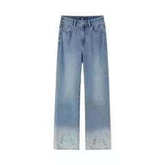 Semir Jeans Mujer High Street pantalones largos 2024 primavera nuevos pantalones de pierna ancha - Eleganzie