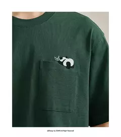 Semir-Camiseta de manga corta para hombre, Top bordado de Panda, holgado e informal, novedad de verano, 2024 - online store