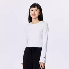 Semir-Camiseta de manga larga para mujer, camisa de fondo cómoda, ajustada, se puede usar fuera - tienda en línea