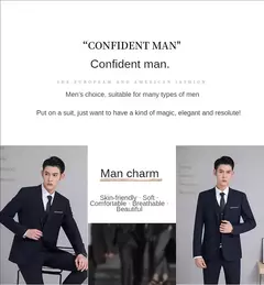 Traje para hombre elegante boda 3 piezas 2 conjuntos Blazers chaquetas completas chaleco pantalones moda abrigos de lujo 2025 traje clásico Formal