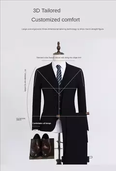 Trajes de hombre para boda, 3 piezas, 2 conjuntos completos, chaquetas elegantes de lujo de alta calidad, chaleco, pantalones, Blazers, trajes formales para adultos 2024 - Eleganzie