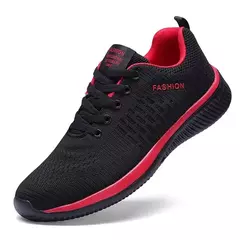 Imagen de Zapatillas de correr para hombre y mujer, zapatos deportivos ligeros, clásicos, de malla, transpirables, informales, mocasines de moda