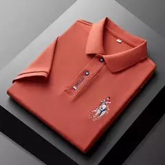 Camisa POLO de manga corta de moda informal bordada de verano para hombre Top cómodo - buy online