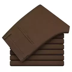 Pantalones informales 97% algodón para hombre, moda de otoño, cómodos, elásticos, ajustados, rectos, de negocios, negro, verde militar, caqui