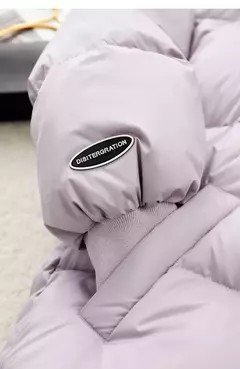 AMII minimalista 2024 nueva chaqueta de plumas para mujer abrigo de pan sólido corto mujer calidad moda suelta prendas de vestir exteriores de invierno 12344023 - online store