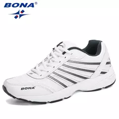 BONA 2023 nuevos diseñadores calzado atlético cómodo para hombre zapatos deportivos antideslizantes y transpirables para exteriores zapatillas ligeras para hombre - online store