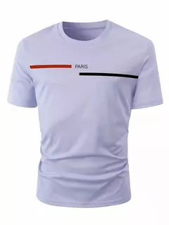 Camiseta holgada de verano para hombre, camisetas estampadas 100 algodón, camisetas de marca con estampado negro para hombre, camiseta blanca de moda, ropa informal para hombre