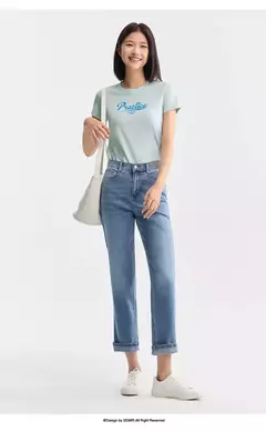 Semir Jeans Mujer Pantalones hasta el tobillo pequeños Verano 2024 Nueva versión Pantalones de pierna recta - Eleganzie