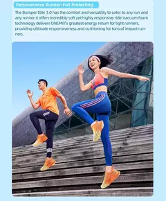 ¡Novedad de ONEMIX! Zapatillas de correr para hombre, zapatillas deportivas antideslizantes para mujer