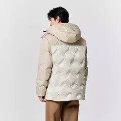 Semir-Chaqueta de plumón de longitud media para hombre, abrigo suelto con capucha, ropa de trabajo al aire libre, abrigo estampado de estilo, Invierno - online store