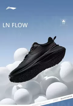 Li-ning hombres LN FLOW zapatos para correr TUFF RB cojín cómodo forro transpirable zapatillas deportivas de ocio AGLU089 on internet
