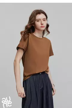 TOYOUTH Camiseta de manga corta para mujer, camisetas nuevas de primavera 2025 8521011 - Eleganzie