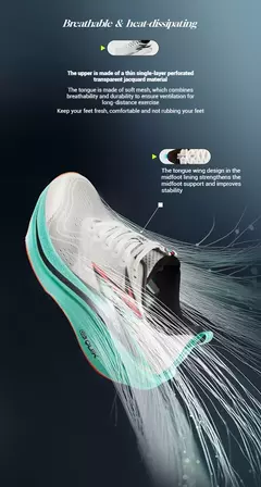 Zapatillas de correr para hombre 361 grados Flame 4,0 MIX, zapatillas de carreras para maratón con placa de carbono, zapatillas deportivas estables resistentes al desgaste para correr para hombre 672512204 - buy online
