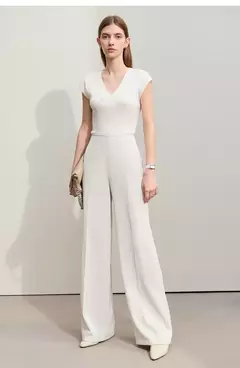 Amii Minimalism 2024, novedad de verano, pantalones de pierna ancha para mujer, pantalones casuales básicos rectos, pantalones lisos de longitud completa para mujer 12412006 - tienda en línea