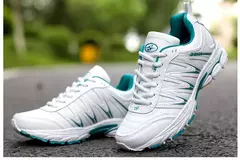 Image of BONA, nuevo estilo novedoso, zapatos para correr para mujer, zapatos deportivos con cordones, zapatos deportivos para correr al aire libre, zapatos atléticos para caminar, zapatillas cómodas para mujer