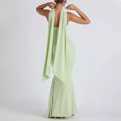 Mia Muse vestidos Primavera Verano elegante decente ajustado sin mangas sin tirantes Maxi vestidos formales de noche para mujer en internet