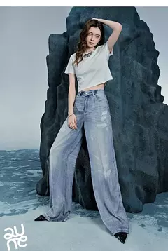 TOYOUTH Mujer Denim Jean 2025 Primavera Nuevos pantalones largos 8518053