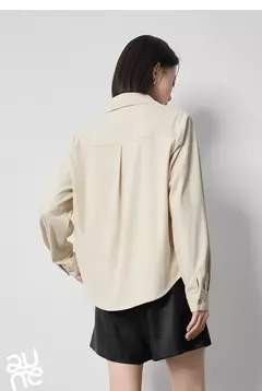 TOYUTH-Blusa Vintage de pana para mujer, camisa de manga larga con cuello vuelto, ropa de trabajo, Tops, Otoño, 2024 - comprar en línea