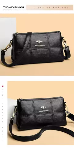Bandolera de cuero suave con hilo de dos capas, bolso cruzado de lujo para mujer, bolsos pequeños a cuadros para mujer y bolso de mano, bolso principal en internet