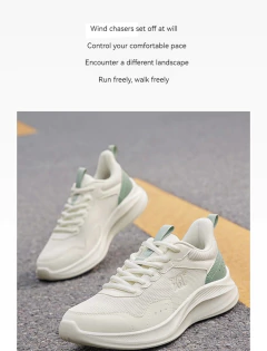 Zapatillas para correr de 361 grados para mujer, zapatillas deportivas transpirables con amortiguación para correr, resistentes al desgaste, con rebote, para primavera 682412249 - buy online