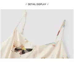 Vestido Semir para mujer, adelgazante, dulce estilo de vacaciones, nuevo vestido de verano con tiras, romántico para playa y trajes informales, 2025 - tienda en línea