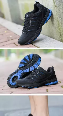 BONA, nuevo estilo, zapatos para correr para hombre, zapatillas para correr al aire libre, zapatillas de senderismo, zapatos atléticos con cordones, cómodos, ligeros y suaves on internet