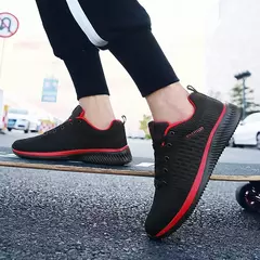 Zapatillas de correr para hombre y mujer, zapatos deportivos ligeros, clásicos, de malla, transpirables, informales, mocasines de moda - comprar en línea