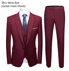 Blazers para hombre, conjuntos de 3 piezas, trajes formales elegantes para boda, chaleco completo de lujo para negocios, pantalones, Abrigos, Chaquetas clásicas - buy online