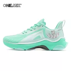 ONEMIX, zapatillas para correr para hombre, zapatillas deportivas de malla transpirable con cordones, zapatos para correr al aire libre, zapatillas antideslizantes a la moda para caminar - comprar en línea