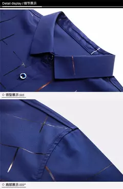 Camisa de manga corta informal de negocios para hombre, Top resistente a las arrugas sin hierro, fácil cuidado, ajuste cómodo para oficina y trabajo - buy online
