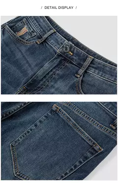 Semir Jeans Hombres Clásico Vintage Primavera Trabajo Desplazamientos Pantalones largos rectos pequeños Pantalones versátiles