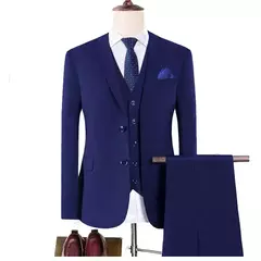 Trajes de hombre para boda, 3 piezas, 2 conjuntos completos, chaquetas elegantes de lujo de alta calidad, chaleco, pantalones, Blazers, trajes formales para adultos 2024 - Eleganzie
