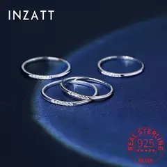 Anillo Ajustable de Plata 925 con Circón – Minimalismo Geométrico y Elegancia - comprar en línea