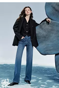 TOYOUTH Jeans de mezclilla para mujer 2025 Primavera Verano Slim Fit alta elasticidad mujeres pantalones largos de cintura baja - comprar en línea