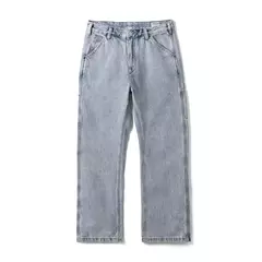 SIMWOOD 2025 Primavera Verano nuevos pantalones vaqueros sueltos relajantes para hombres pantalones vaqueros Cargo de tela de 11oz - buy online