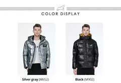 Chaqueta de invierno ICEbear para hombre, chaqueta acolchada de moda de alta calidad, abrigo cálido de marca, ropa para hombre MWY20953D 2024 nuevo - Eleganzie